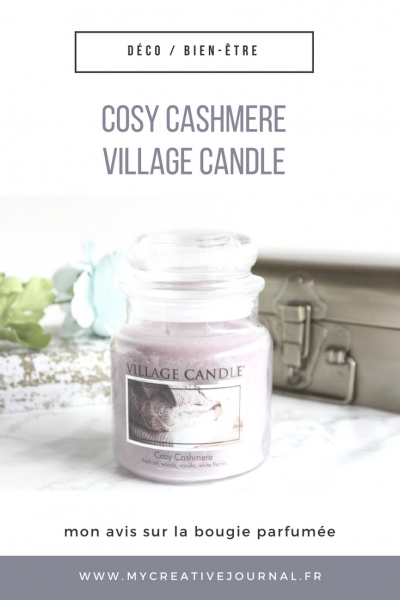 bougie parfumée cosy cashmere village candle