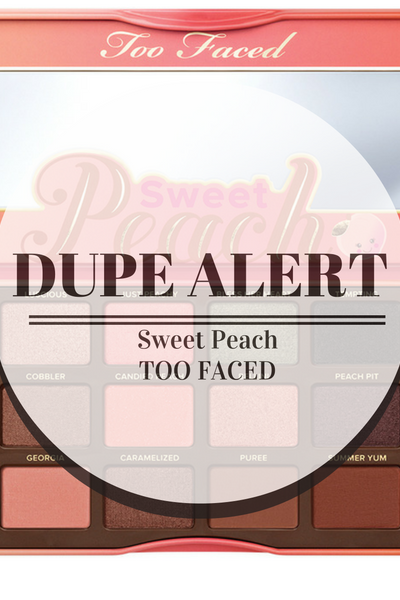 dupe palette sweet peach too faced
