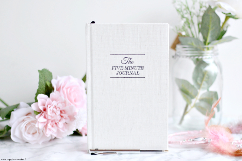 The Five Minute Journal gratitude carnet