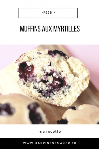 recette de muffins végétariens facile aux myrtilles