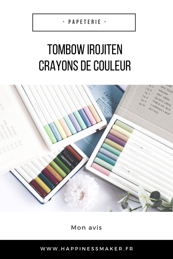 Tombow Crayon de couleur IROJITEN - Couleur aqua - Mine à base de cire de qualité supérieure avec une grande brillance des couleurs - Crayon de couleur pour artistes professionnels et amateurs