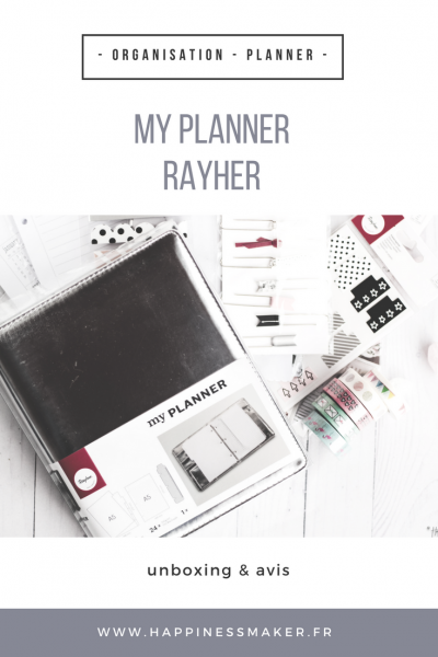 my planner rayher avis test unboxing