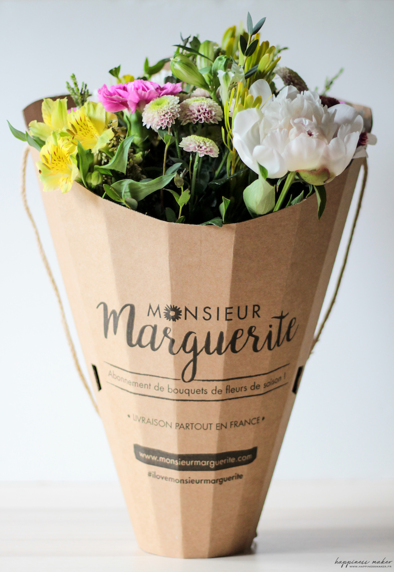 monsieur marguerite box fleurs mensuelle unboxing