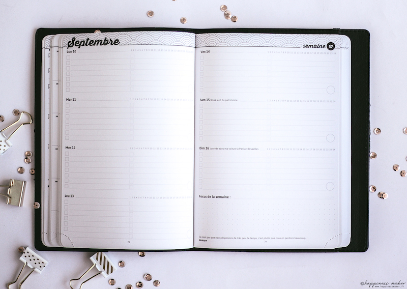 my agenda 2018-2019 planner bullet journal organisation planning semaine