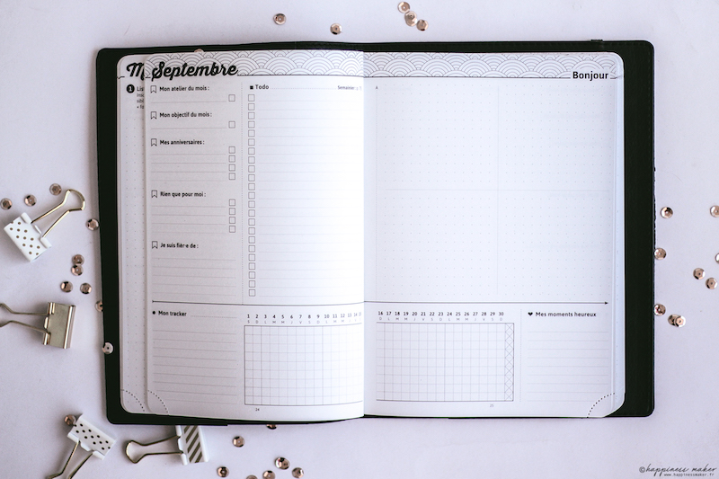 my agenda 2018-2019 planner bullet journal organisation tracker mensuel