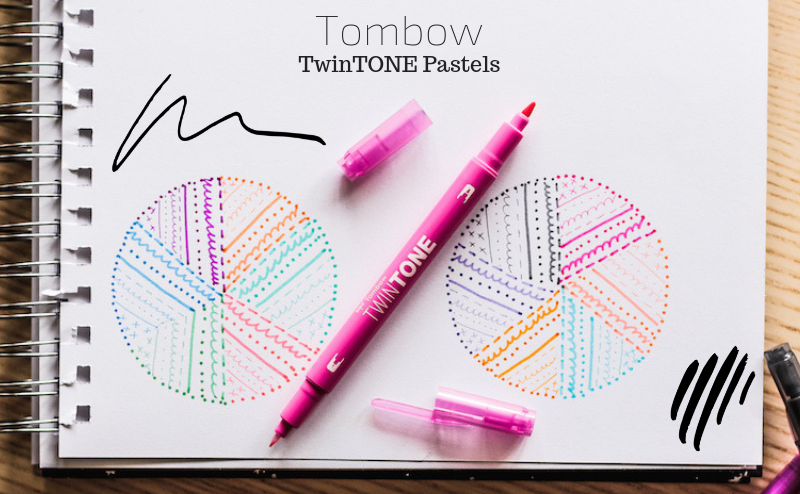 Tombow twintone pastel colors