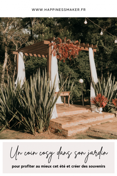 creer un coin cosy jardin